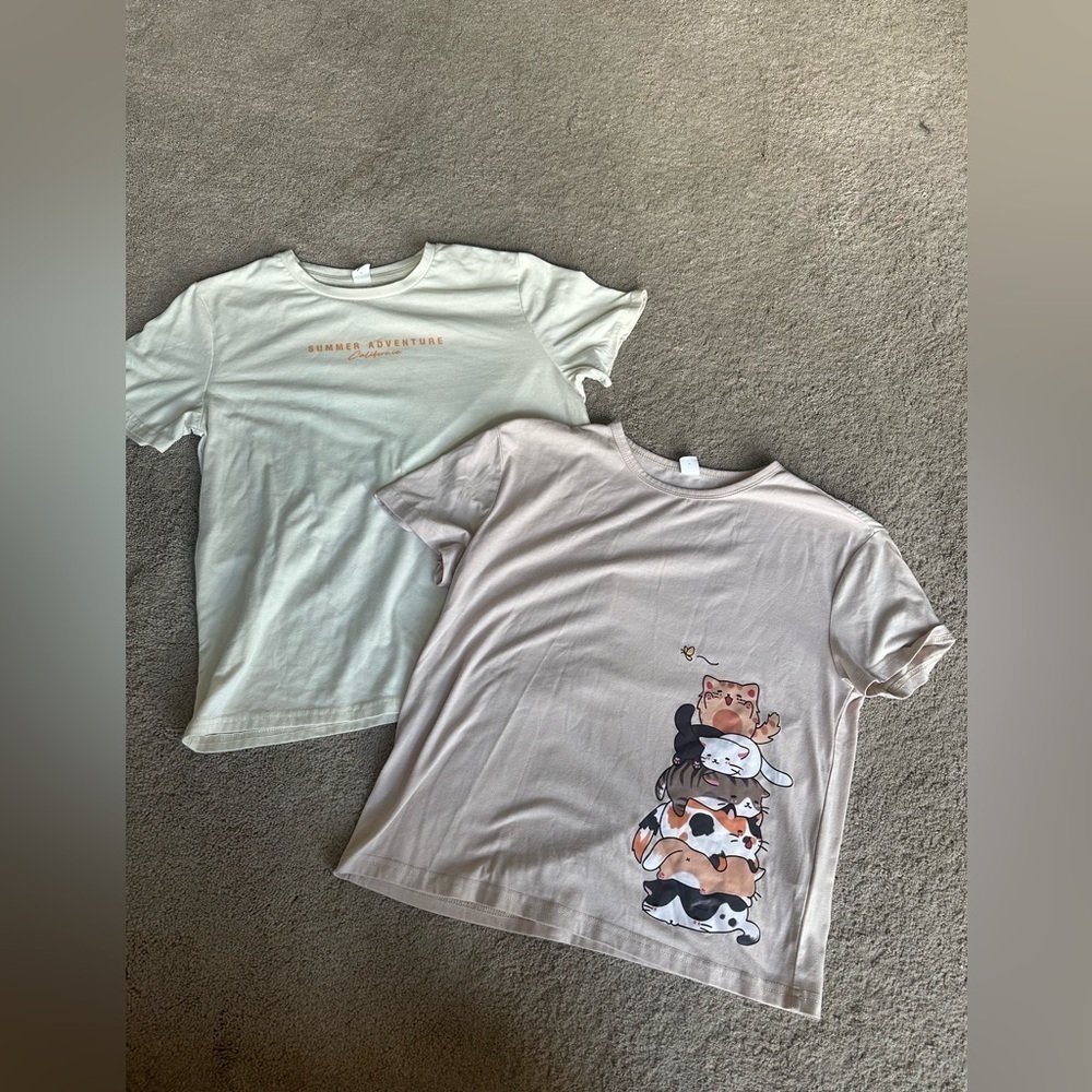 Girls shirt bundle 11/12